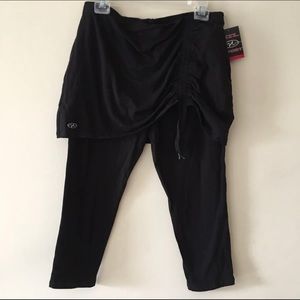 Black Skirt and Capris Activewear